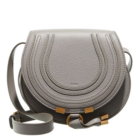 chloe marcie cashmere grey medium|chloe marcie saddle bag.